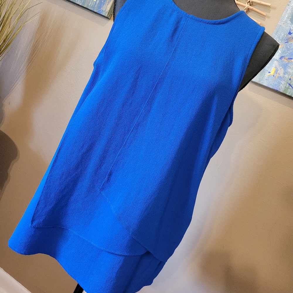 Mud Pie Royal Blue Layered Top